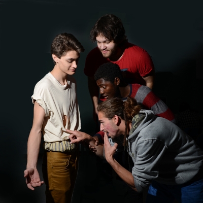 Luís Barreira Incredulidade de São Tomé (Caravaggio), 2015 Fotografia Série: Retratos na Arte participantes: Miguel Ângelo, Daniel Lourenço, Délcio Brito e João Rodrigues