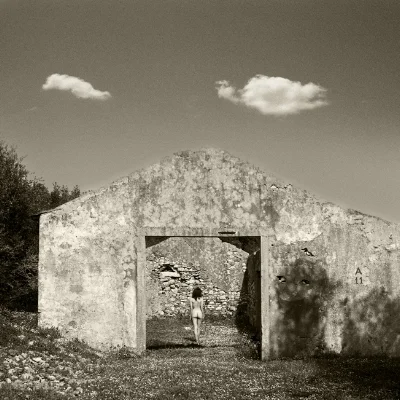 Luís Barreira nu #005 - Arrábida, 1996 Fotografia Gelatin Silver print Série: De rerum natura