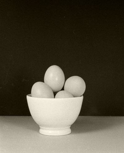 Luís Barreira Large (L) eggs, 1985 Fotografia Gelatin Silver print Série: still life