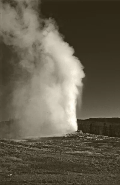 Luís Barreira old faithful , yellowstone, 2002 Fotografia