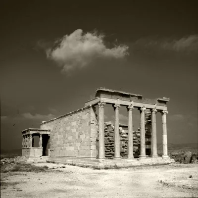 Luís Barreira Templo do Erecteion Partenon, Atenas, 1984 Fotografia Diapositivo digitalizado 