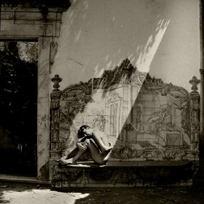 Luís Barreira Convento de São Paulo, Serra D'Ossa, 1990 Fotografia Gelatin Silver print série: arquivo: F_105_9276, 1990