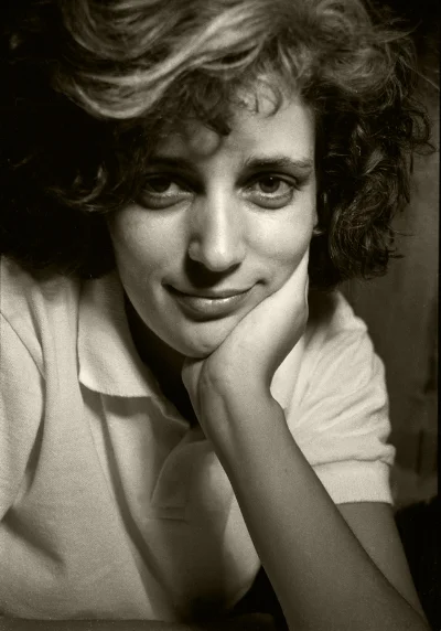Luís Barreira Cristina Castro, 1988 Fotografia Gelatin Silver print série: portraits arquivo: F_051_5435, 1988