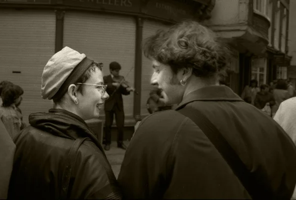 Luís Barreira York, 1987 Fotografia Gelatin SIlver print serie: street photography arquivo: F_036_4963, 1987