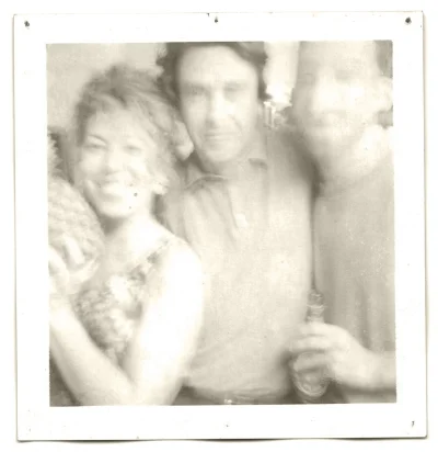 Bela Silva, Luís Barreira e António Poppe Chicago, 1994 Polaroid