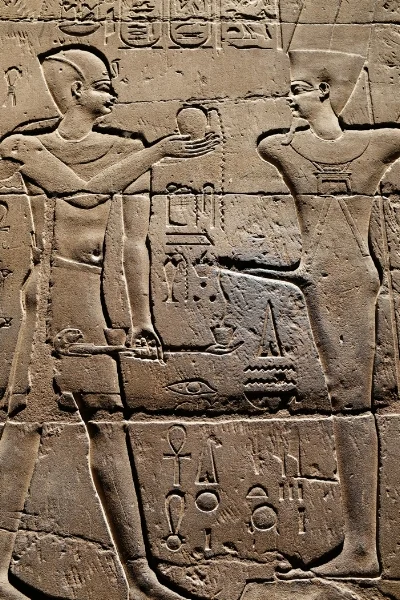 Templo de Luxor Divindade Min Foto by Luís Barreira arquivo: 2018_07_16_DSCF9242