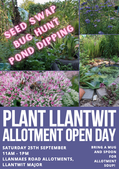Plant Llantwit Community Allotment Open Day 