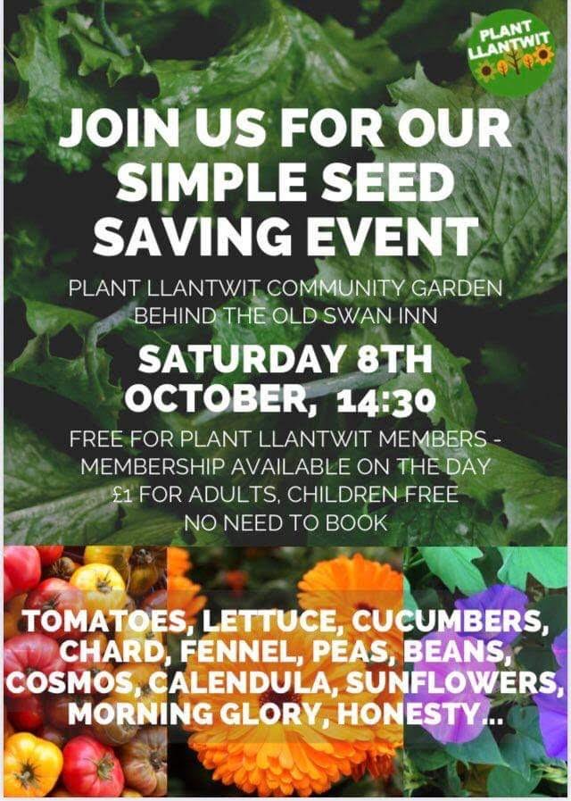 Plant Llantwit Simple Seed Saving Event