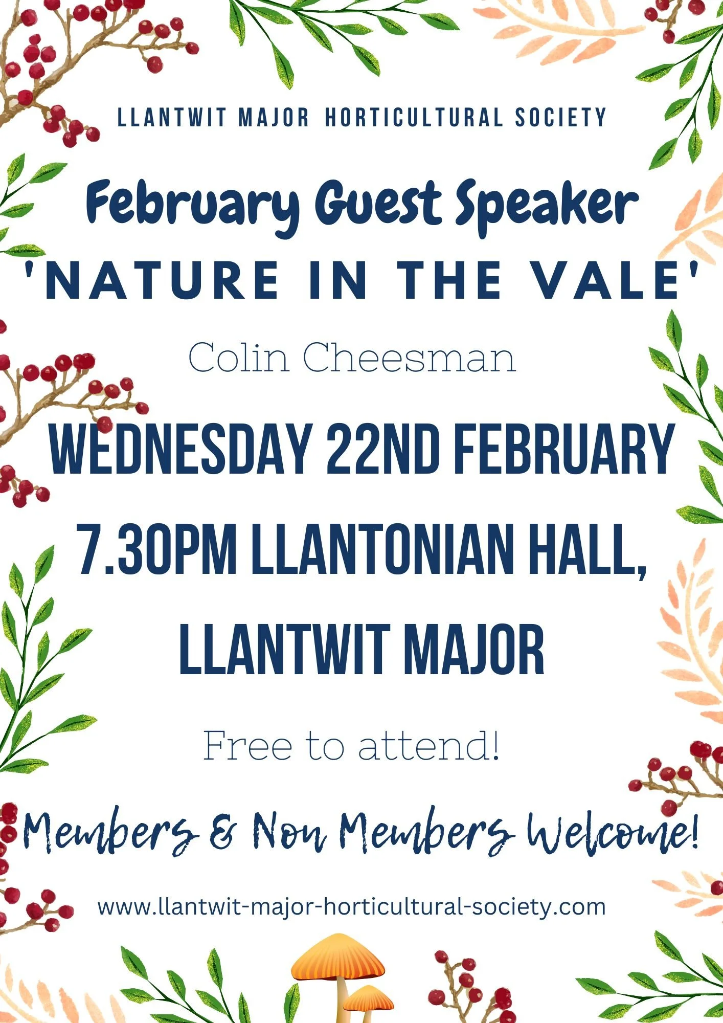 TONIGHT: Guest Speaker    