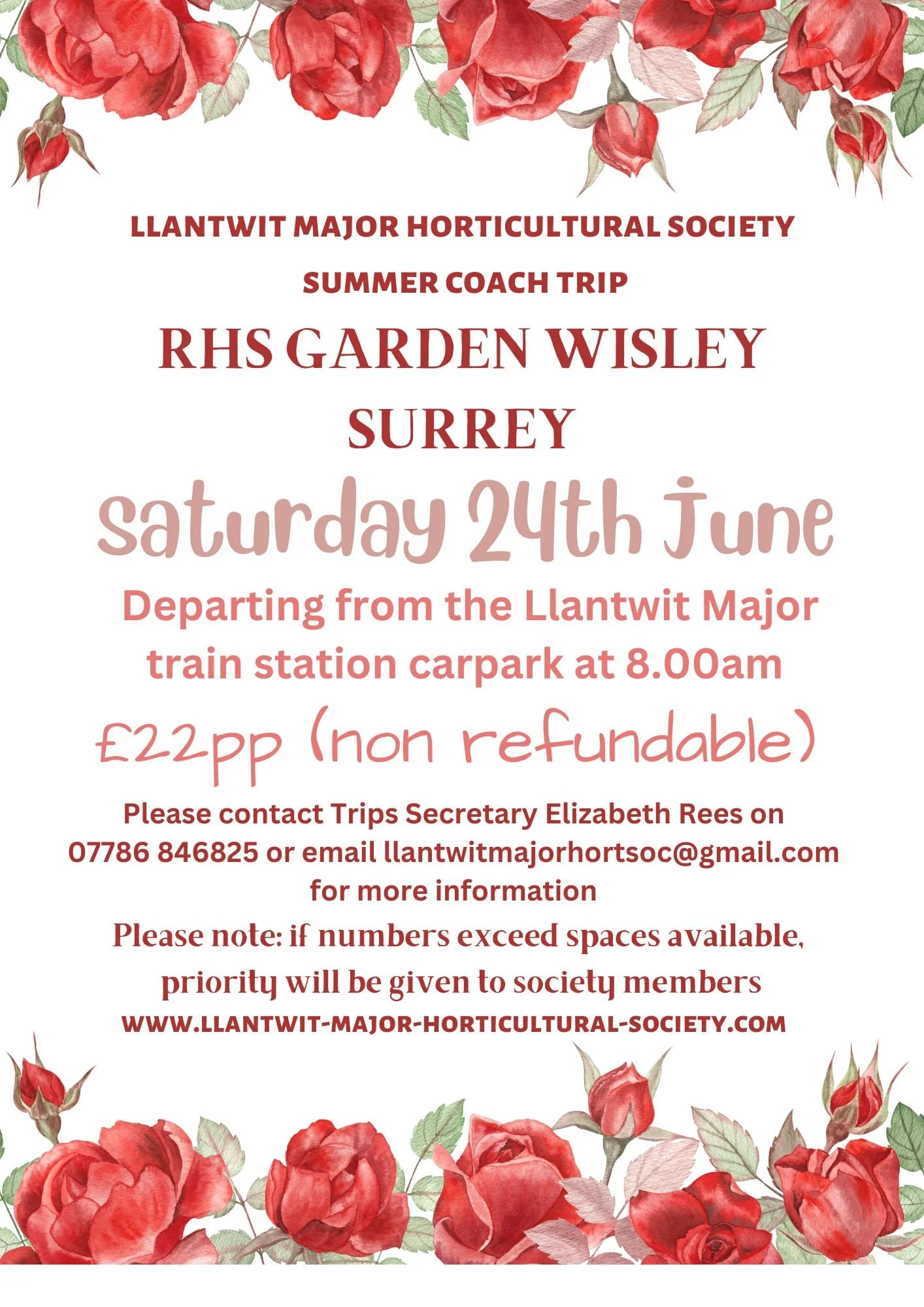 Spaces still available!! 