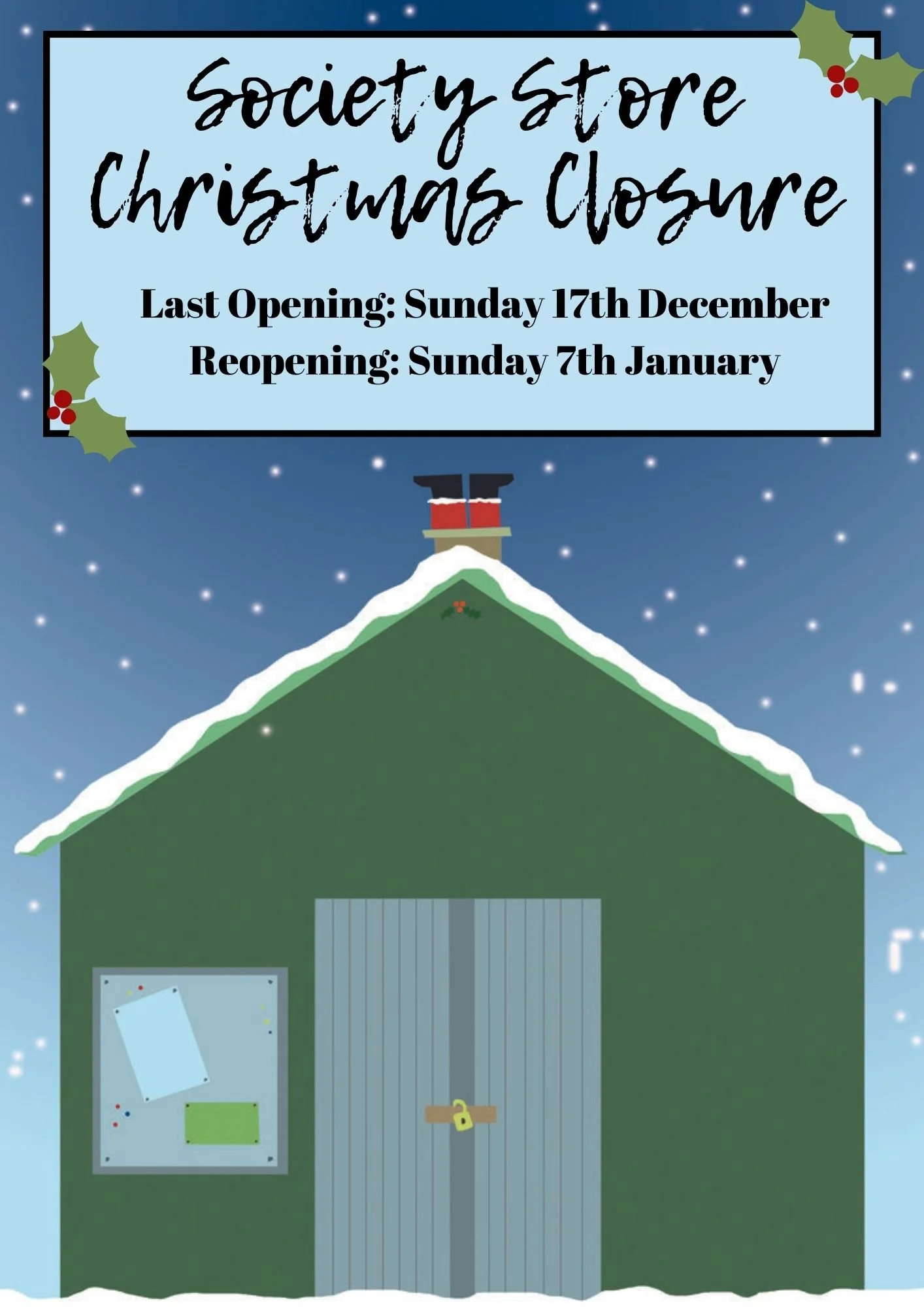 We're reopening this week!