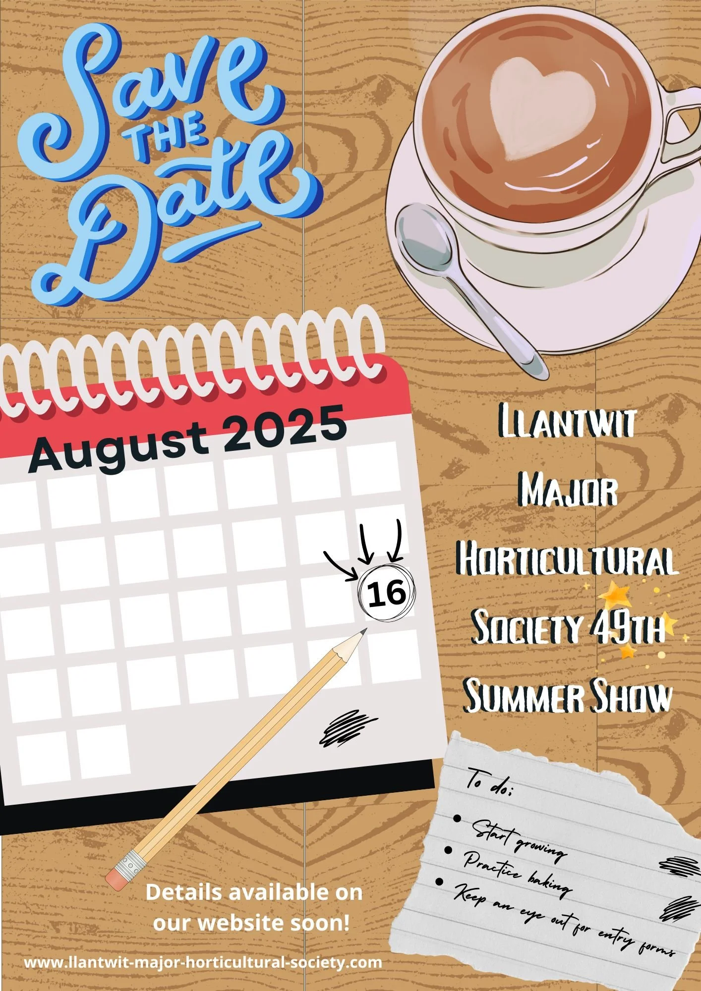 SAVE THE DATE - 2025 SUMMER SHOW! 