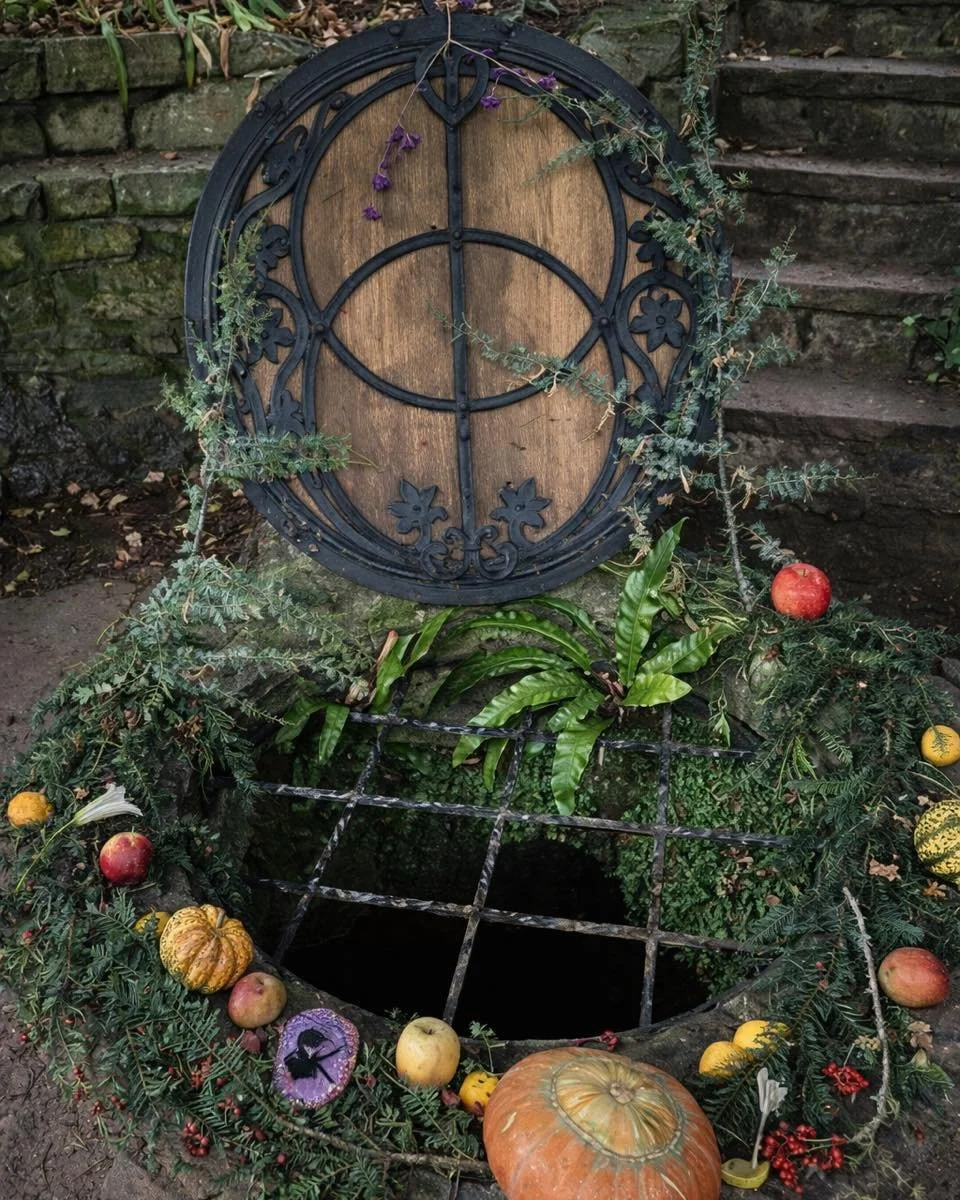 This is where we gather.

Not in a hotel conference room.
Not in a borrowed space.

But here &mdash; at Chalice Well.

There is something different about working with the land itself.

Water that has flowed for centuries.
Stone that has witnessed gen