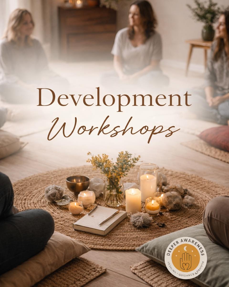 There comes a point on the path where self-study isn&rsquo;t enough.

Books inspire.
Podcasts open doors.
But real development happens in shared space.

My workshops are not about collecting more information.

They are about:

💫Deepening awareness
?