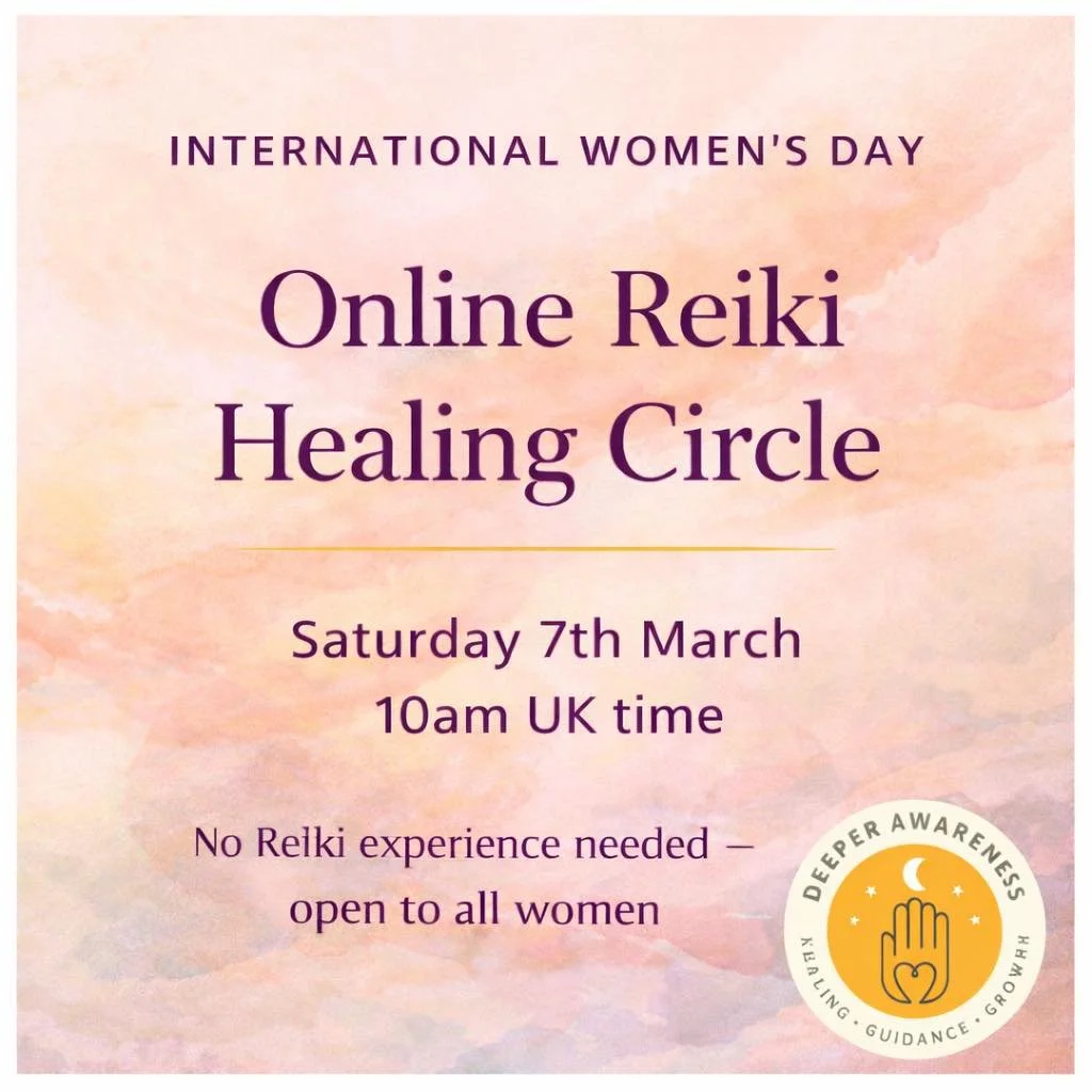 In honour of International Women&rsquo;s Day, I will be holding a gentle Online Reiki Healing Circle &mdash; a space for women to pause, rest and receive.

Following the recent conversations around women&rsquo;s wellbeing and menopause, I felt deeply