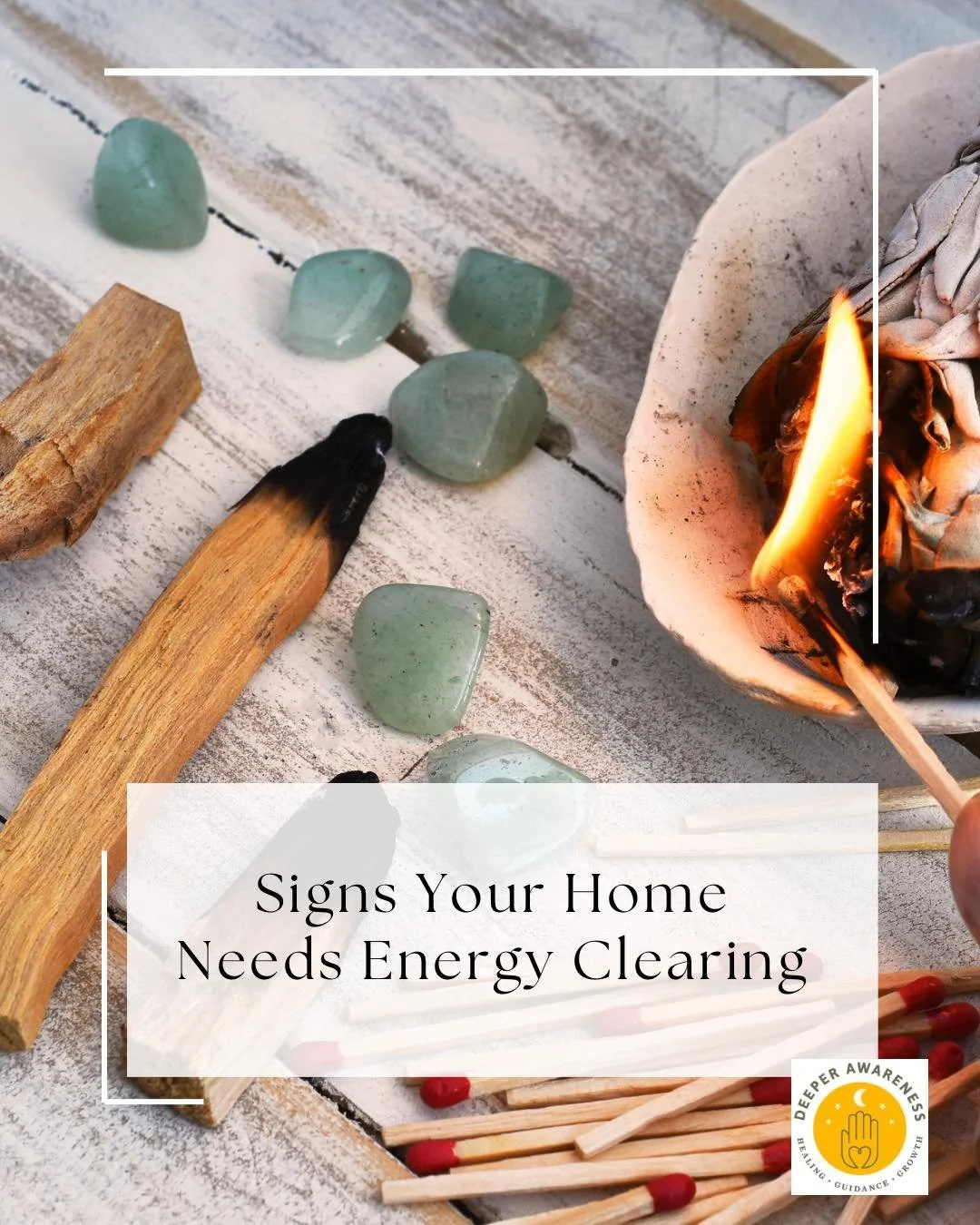 Your home should feel like a sanctuary.

But sometimes the energy of a space becomes heavy or stagnant.

Every emotion, argument, experience and visitor leaves an energetic imprint.

Signs your home may need an energetic clearing:

✨ You feel drained