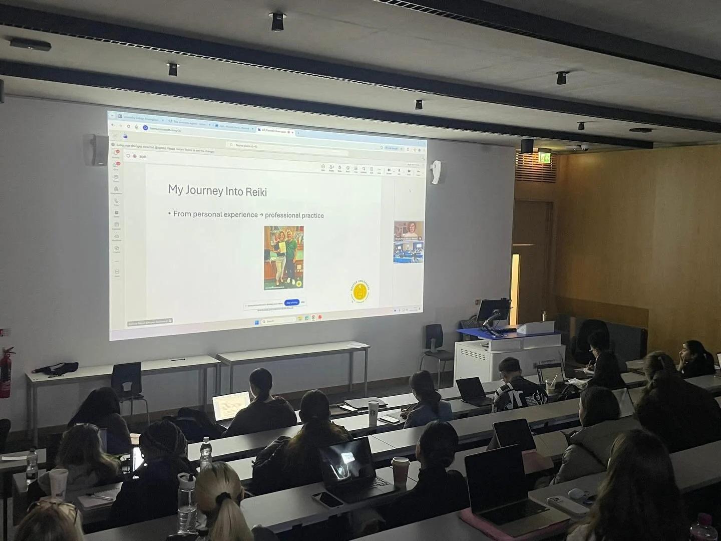 Last week I had the honour of delivering a guest lecture to final-year degree students at University College Birmingham @ucbofficial as part of their Global Wellness module.

My presentation, &ldquo;Reiki and Global Wellness: Energy Healing in Contem