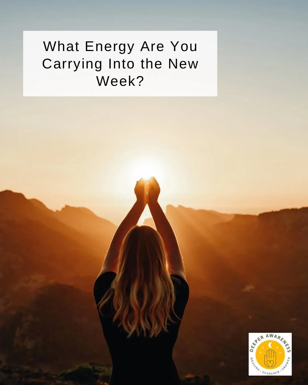 Sunday is a beautiful time to pause and reset your energy before the week begins.

Take a moment to breathe and ask yourself:

What energy do I want to carry into the coming week?

Peace 
Clarity 
Calm 
Confidence 
Joy

Our energy shapes how we exper