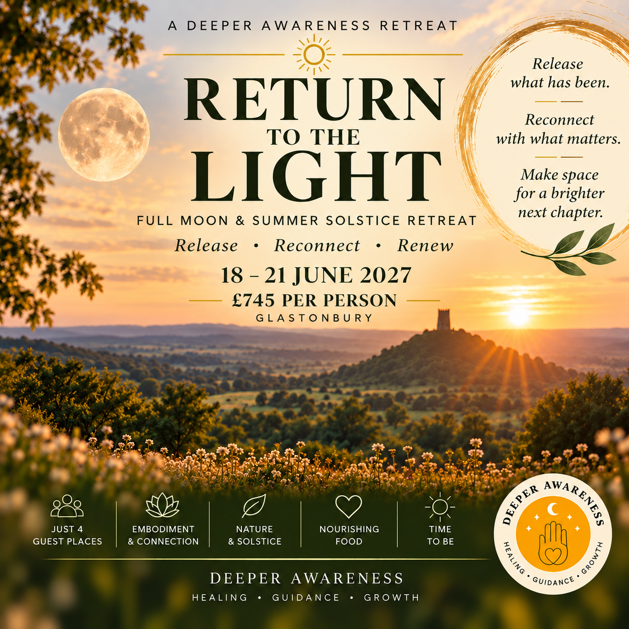 Return to the Light | Full Moon &amp; Summer Solstice Retreat
