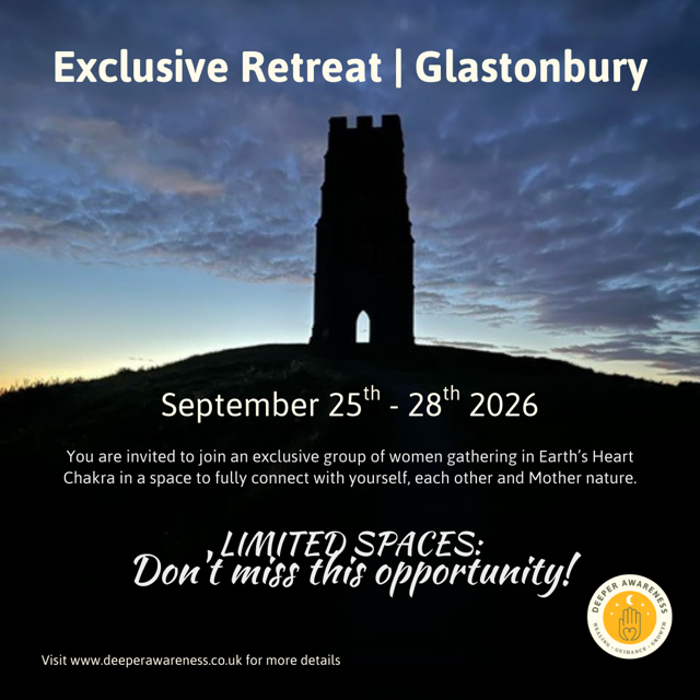 Exclusive Glastonbury Spiritual Retreat – 25–28 September 2026