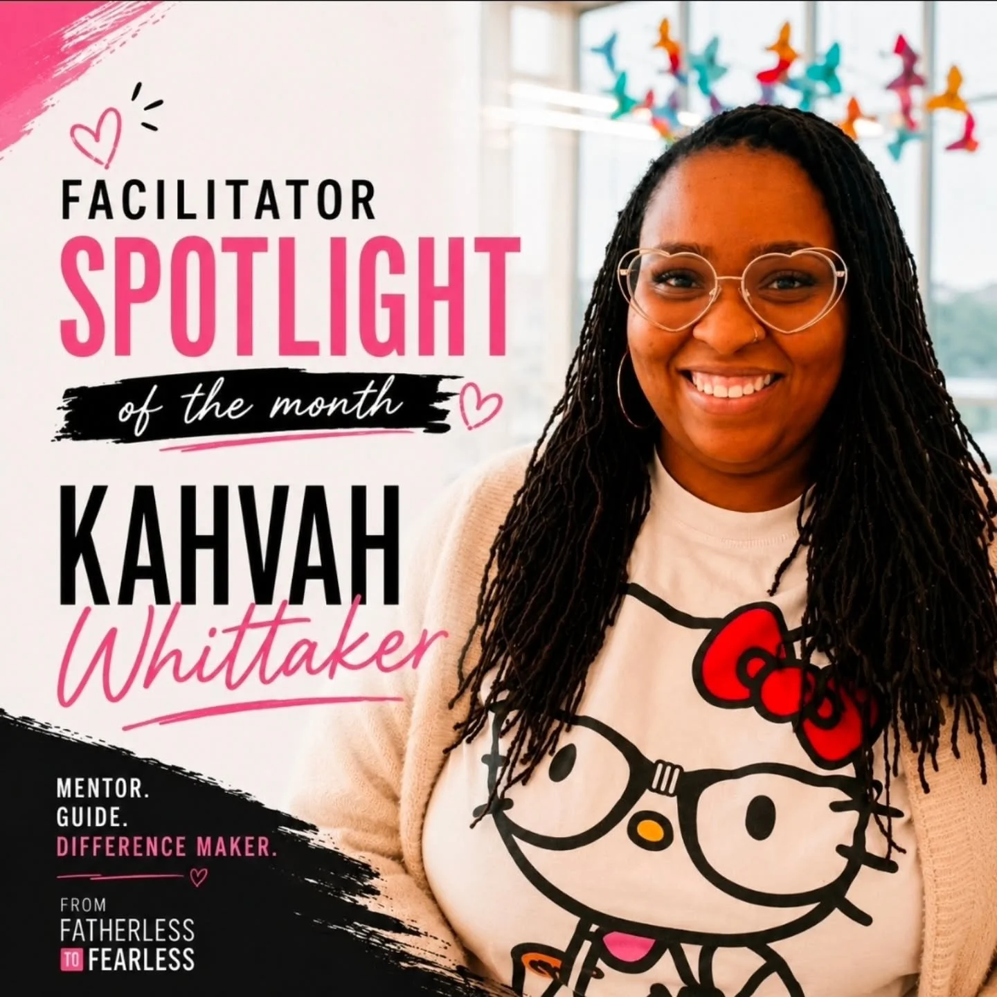 ✨ Facilitator Spotlight ✨

Meet Kahvah Whittaker &mdash; a mentor, guide, and powerful voice in our B.R.I.D.G.E.&reg; program. 💛

&ldquo;My main goal in life is to become the kind of adult I needed around as a kid.&rdquo;

Kahvah leads with empathy,