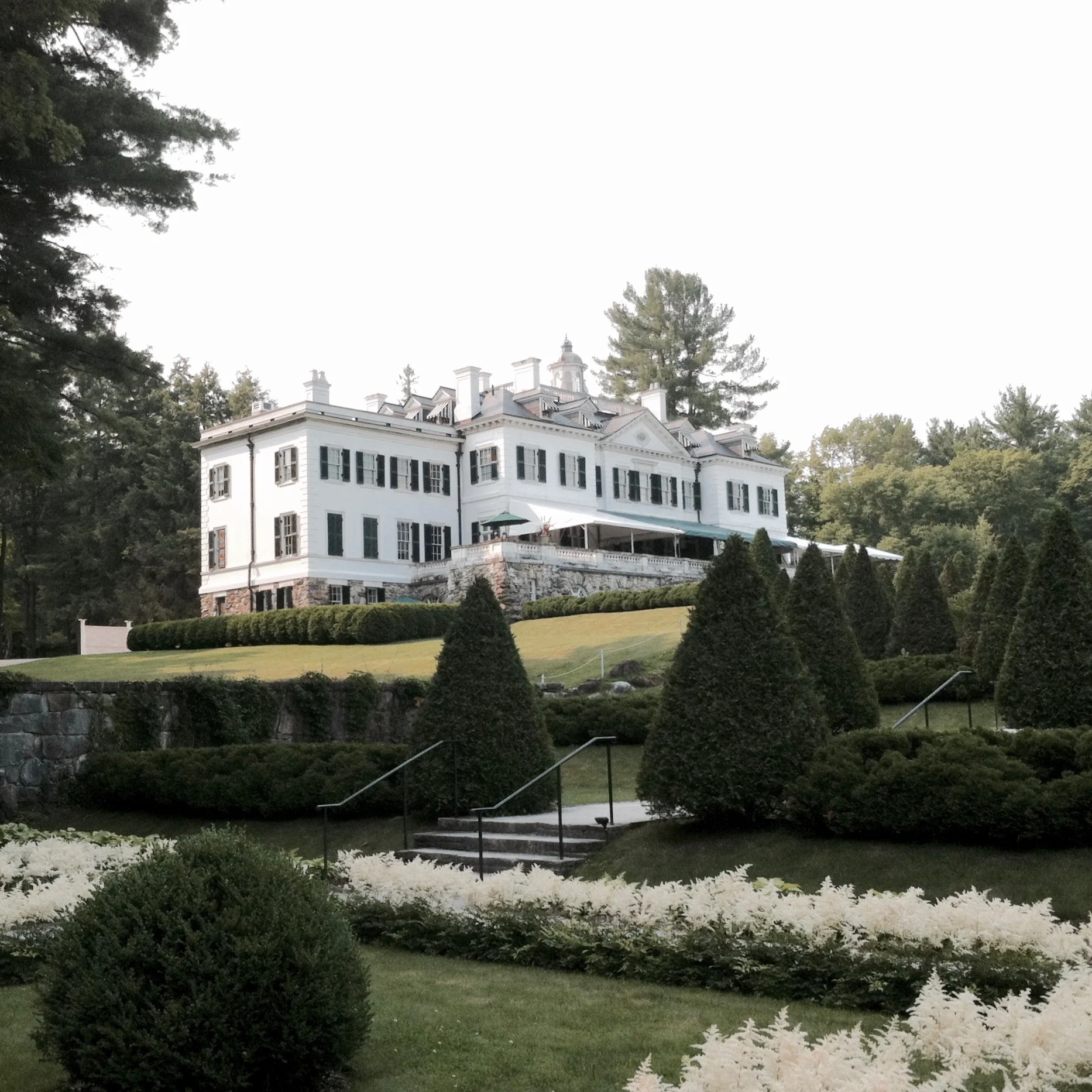 A view of the house from the gardens. — N.M-Y. '15