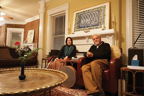 Sheikh Kabir Helminski, Sheikha Camille Helminski in the Louisville Center of the Threshold Society.