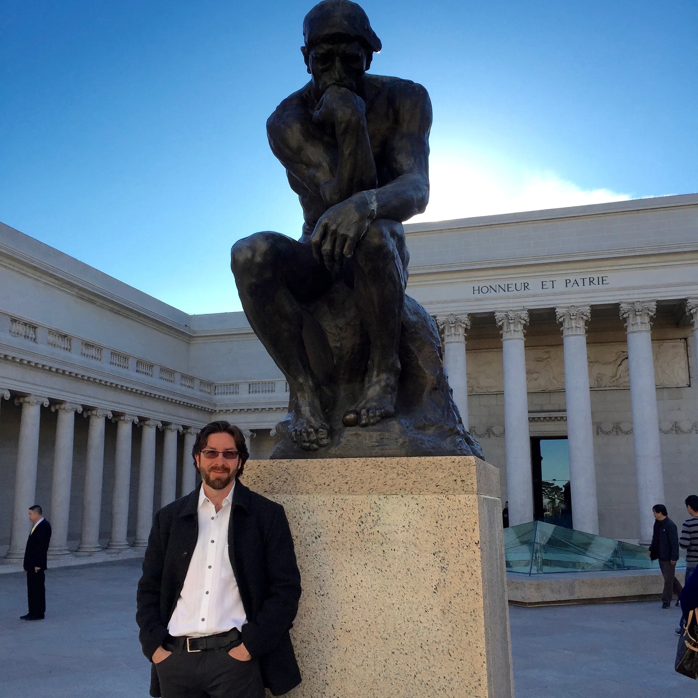 Netanel Miles-Yépez at the California Legion of Honor in San Francisco, CA. Photo by Jennifer Alia Wittman, 2015.