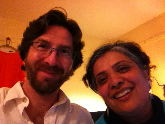 Netanel Miles-Yépez and Deepa Gulrukh Patel at the Abode of the Message.
