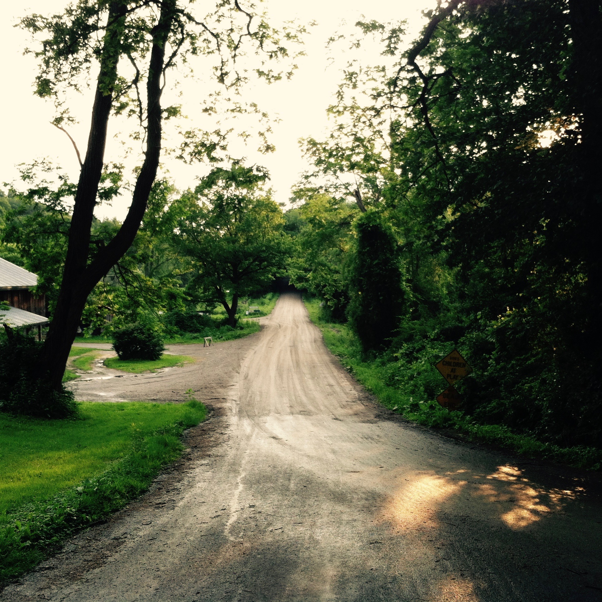 Heading down Chairfactory Road to a party. — N.M-Y, 2015