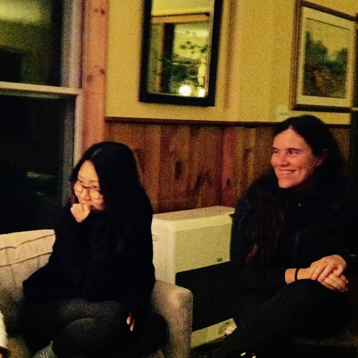 A fun discussion of Sufism with a newcomer and my friend, Jessica Bromby. — N.M-Y, 2015.
