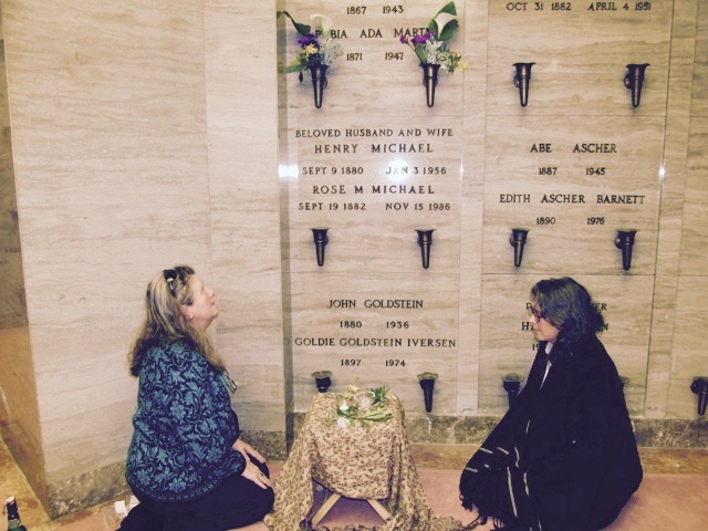 Tawwaba Bloch (left), Esoteric Secretary of the Sufi Ruhaniat International, and PamAllah Dussault (right).