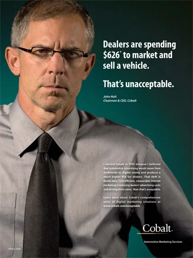 Cobalt "That's Unacceptable" Campaign