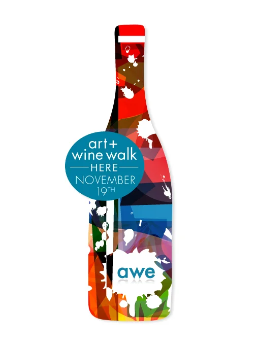 Edmonds Art + Wine Walk Window Display