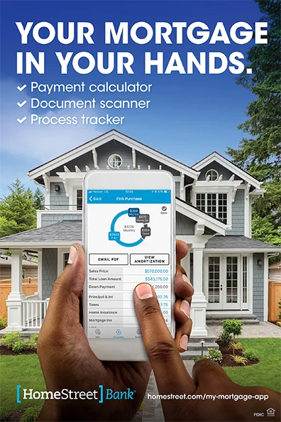 MyMortgage in-branch poster promoting new app