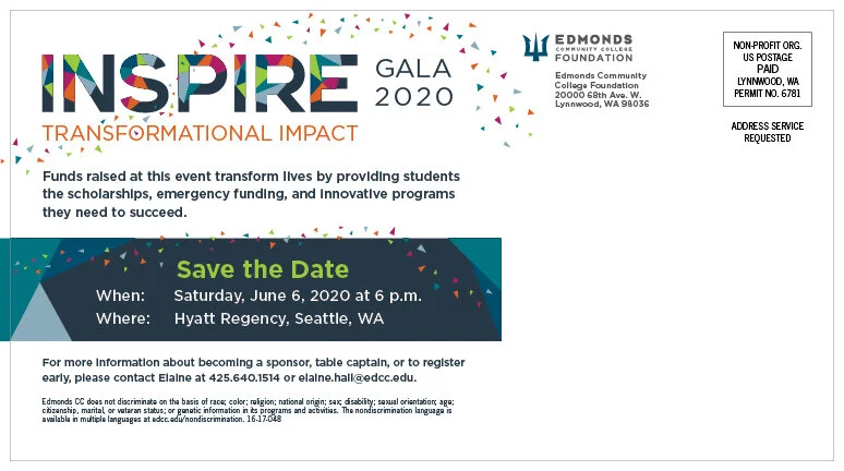 Save the Date Postcard - back