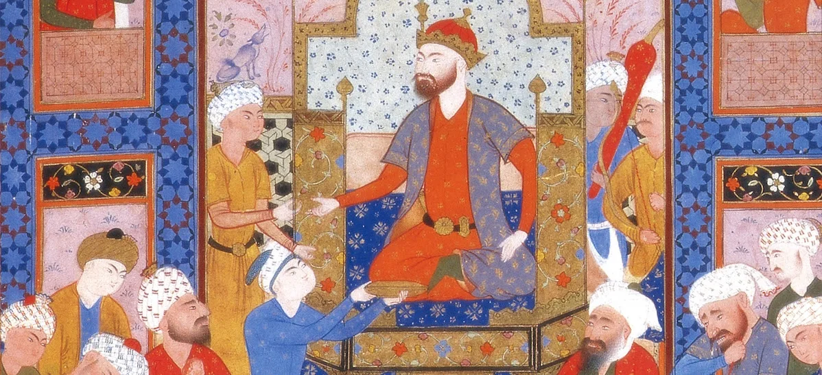 Image from the Peck Shahnamah. 16th century, Shiraz. Princeton University Library.