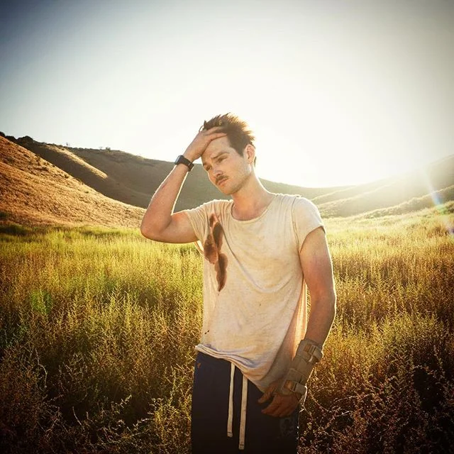 Shooting in that hot hot heat with Tom Sawyer. @adamnee #bandofrobbers #bts