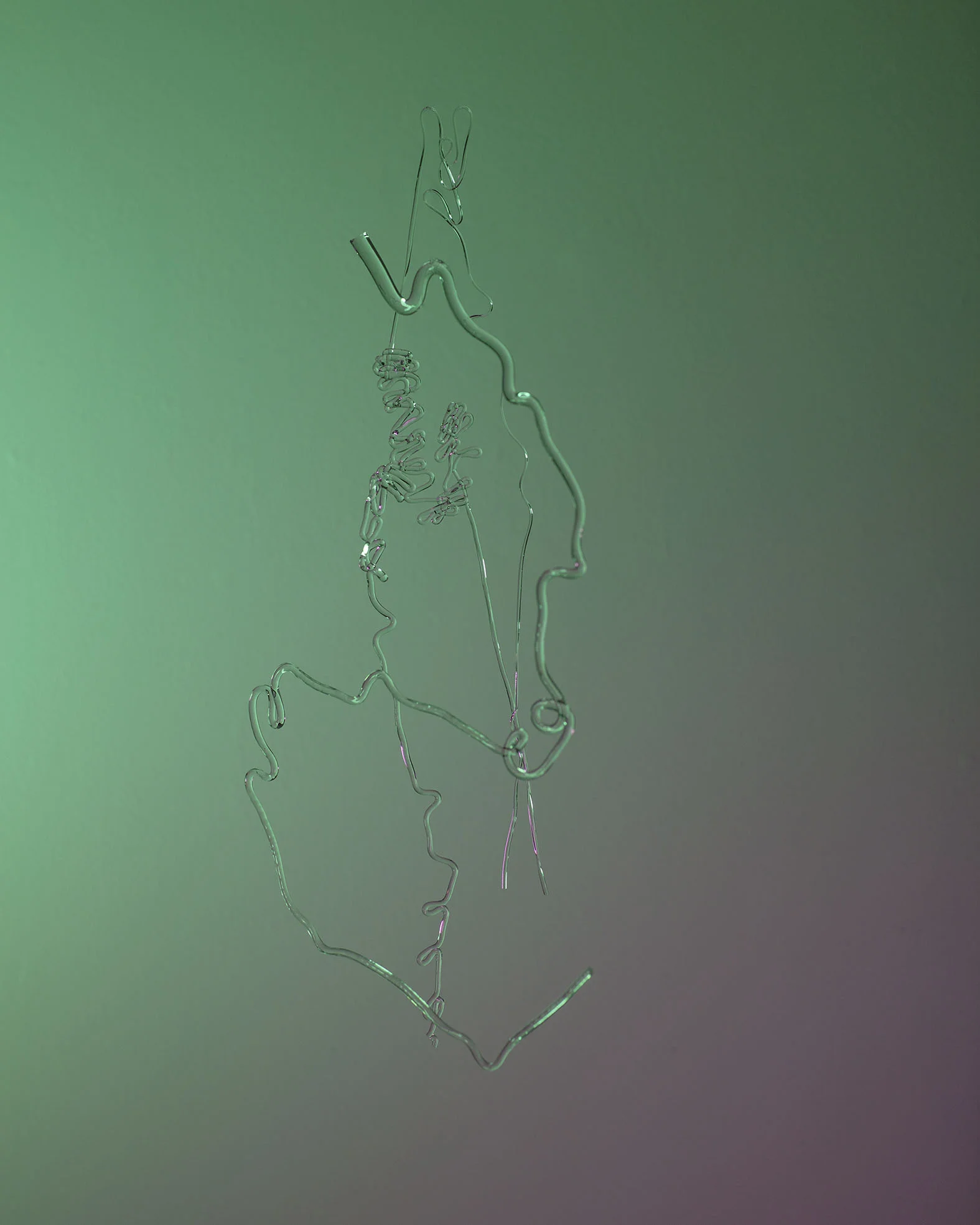 Glass Drawing VIII , 2018, archival pigment inkjet print 24” x 30”