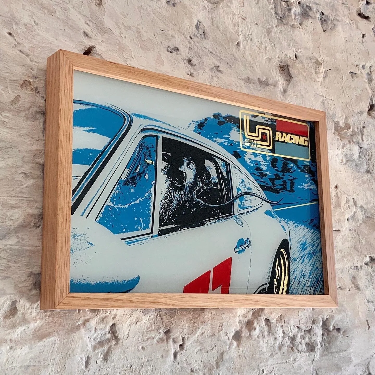 Magnus Walker Reverse on glass