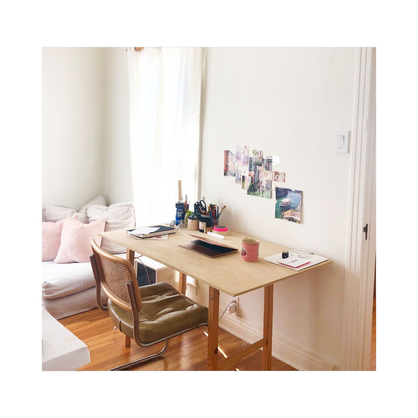 A Minimalist Studio (or How Not To Hoard Art Supplies)