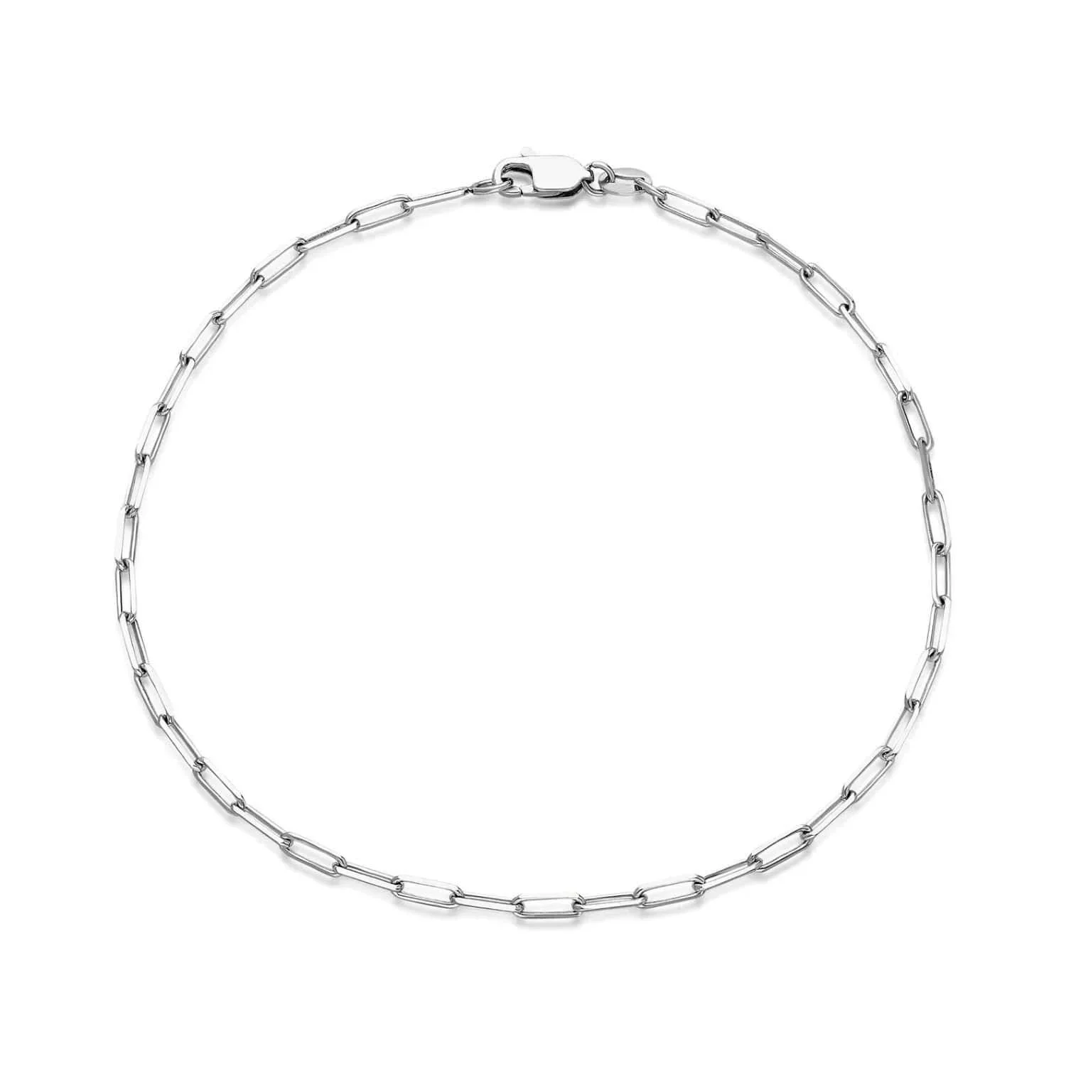 Delicate Silver Chain Link Bracelet featuring a refined gold chain design with polished links and an elegant minimalist style for everyday wear.