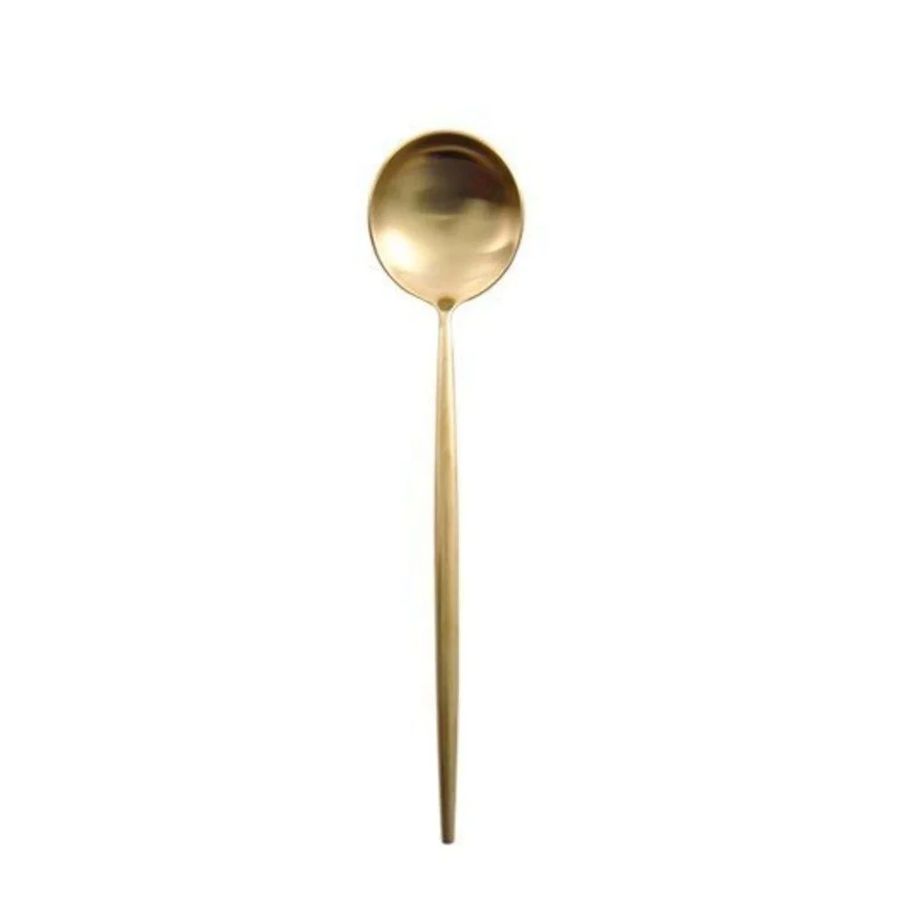 Solid Copper Zamac Serving Measuring Spoons Set - Gold Colour For Coffee Tea Sugar, Copper Art Gallery 5 thumbnail image