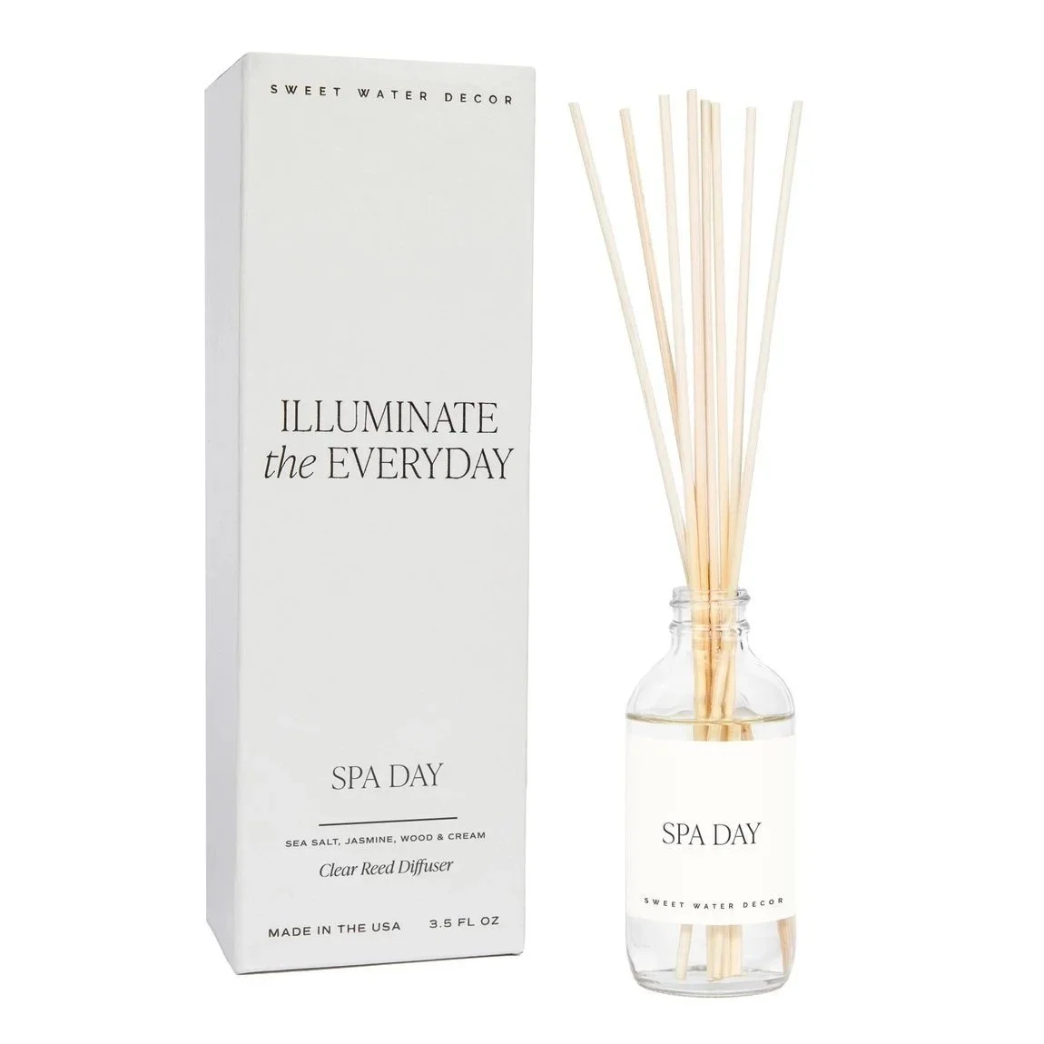 Spa day reed diffuser home fragrance for gifting.