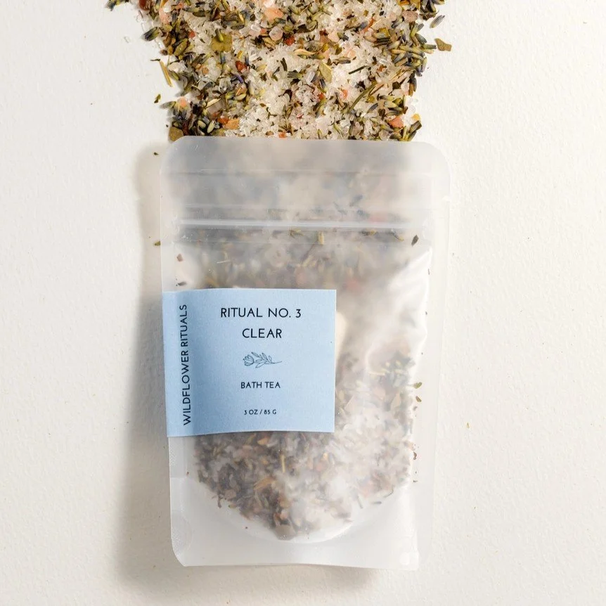 Eucalyptus scented bath soak for relaxation and peace.