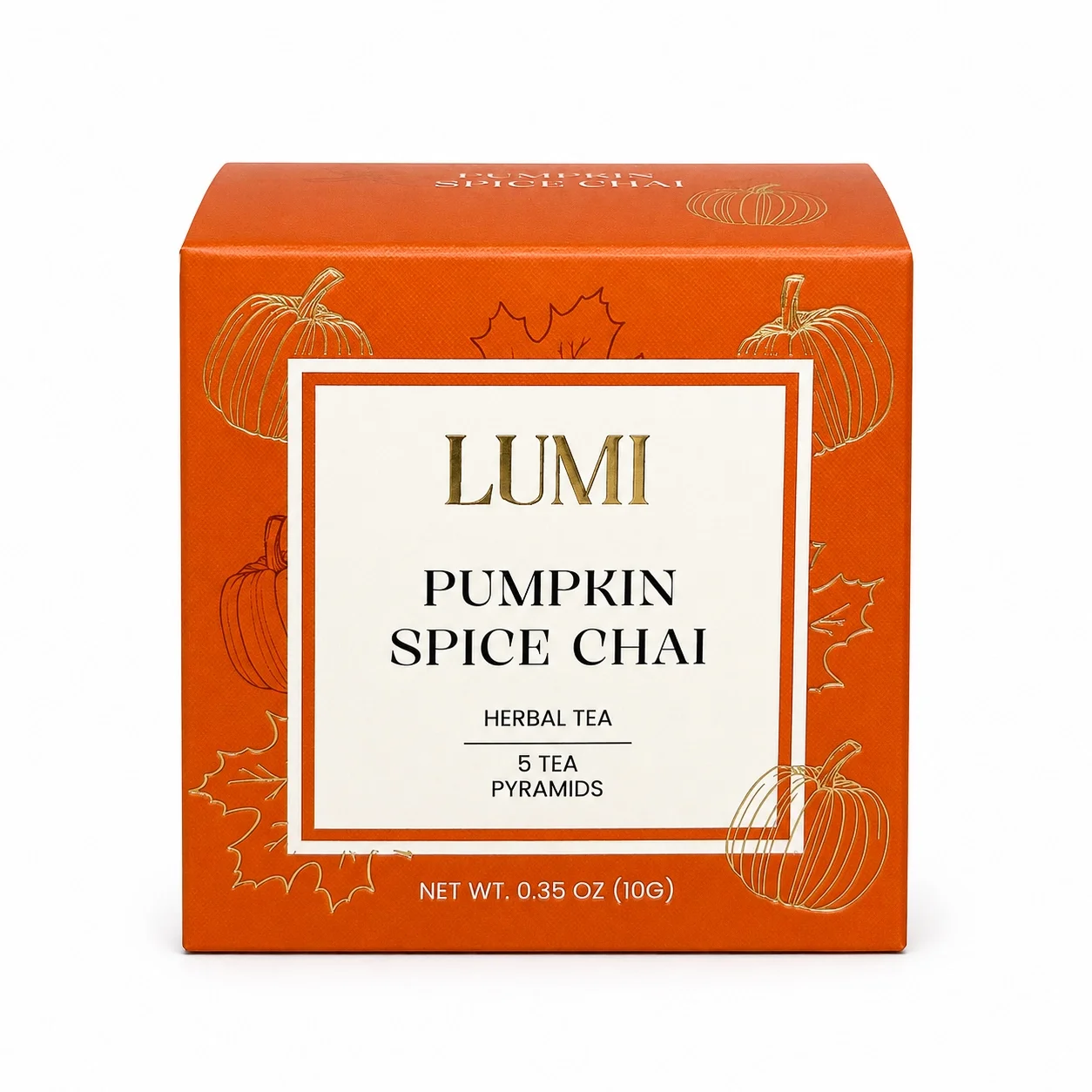 Pumpkin spice chai tea for fall and holiday gatherings.