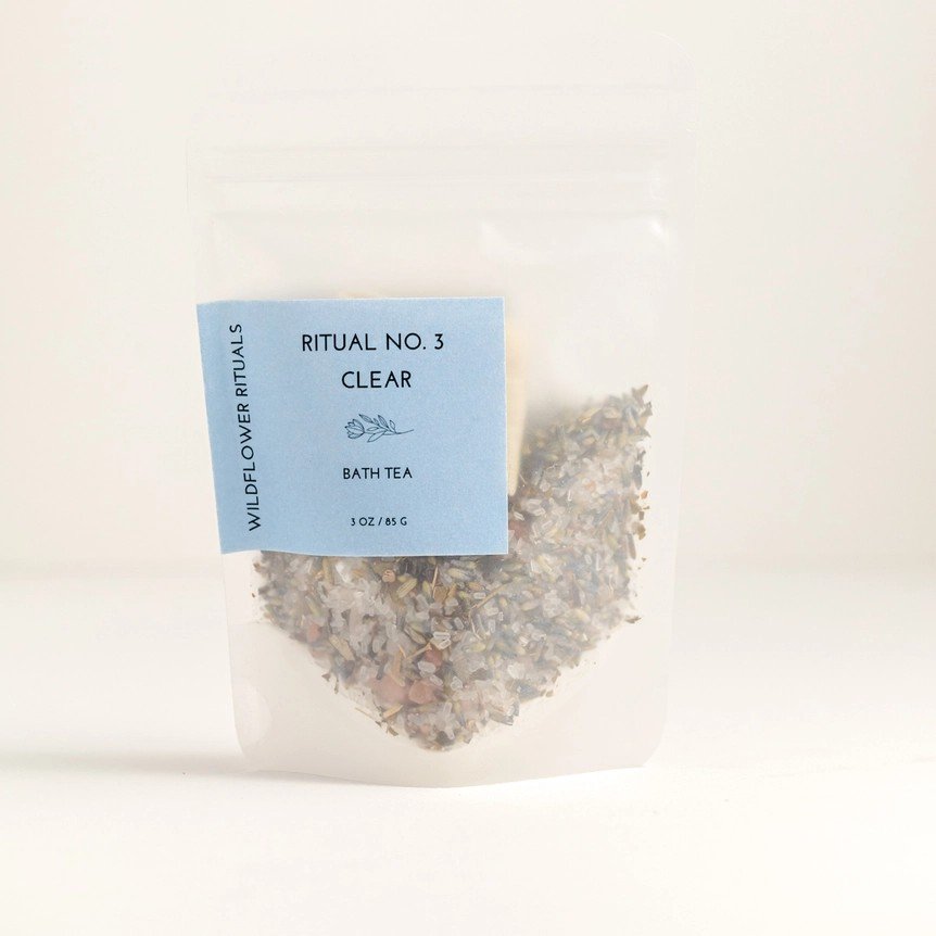 Eucalyptus peppermint scented bath tea for an at-home-spa experience.