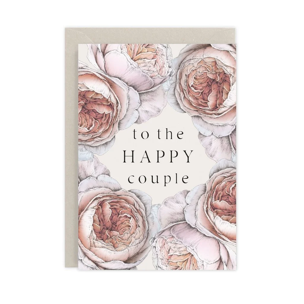 Spring Blossom Happy Couple Card