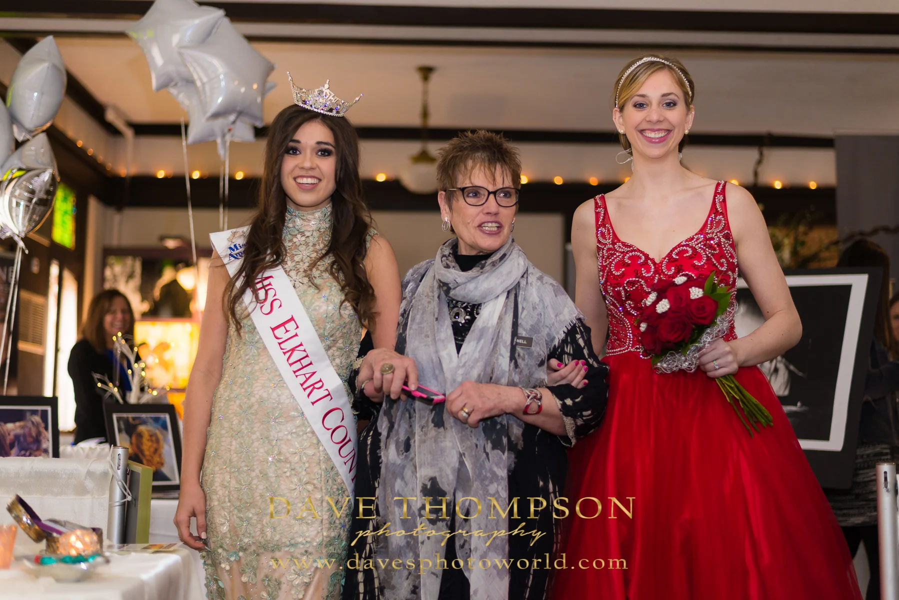 Ingrid Powell here with two models showing off dresses.