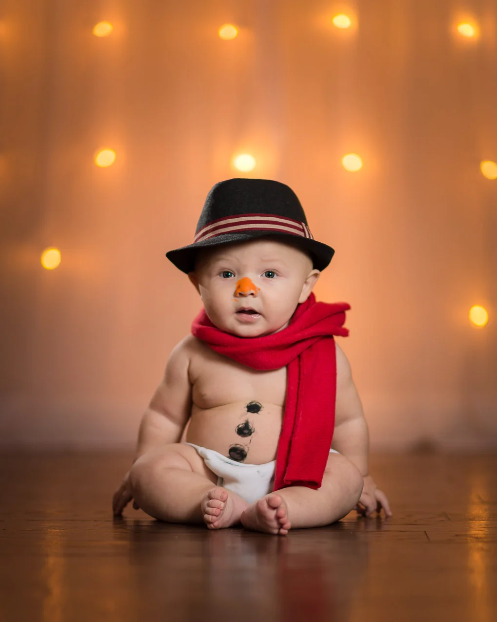 Toddler Christmas Snowman Outfit